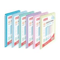 Carpeta Con Fundas Espiral Flexible Organizadores Carpeta Colores con  20 30 40 Y 60 fundas, Fundas Transparentes Lisas, A4, Tapa Plástico Resistente, Uso Escolar, Personal o de Oficina - details 3