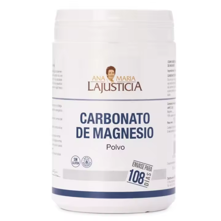 Ana Maria Lajusticia Carbonato de Magnesio  Reduce Cansancio y Mejora el Sistema Nervioso 130g - 1