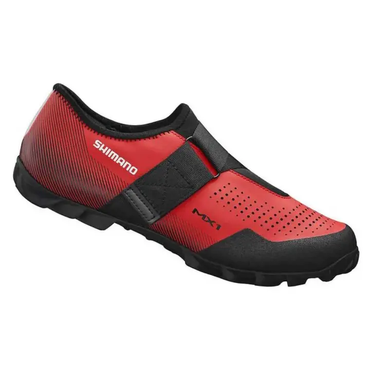 Calzado hombre Zapatillas ciclismo Shimano Zapatillas Mtb Mx100 Rojo - 1