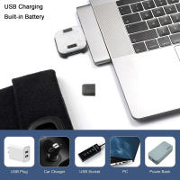 Gorro De Punto Negro Invierno Con Luz LED Recargable Por USB Sensor Sin Borde Lámpara De Cabeza Libre De Manos Regalo De Navidad - details 3