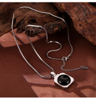 Collar De Acero Inoxidable Con Colgante De Ojo De Tigre Para Hombres Y Mujeres Resistente Al Agua Cadena De Cuello Para Parejas Joyería Moda Para Fiestas - details 24