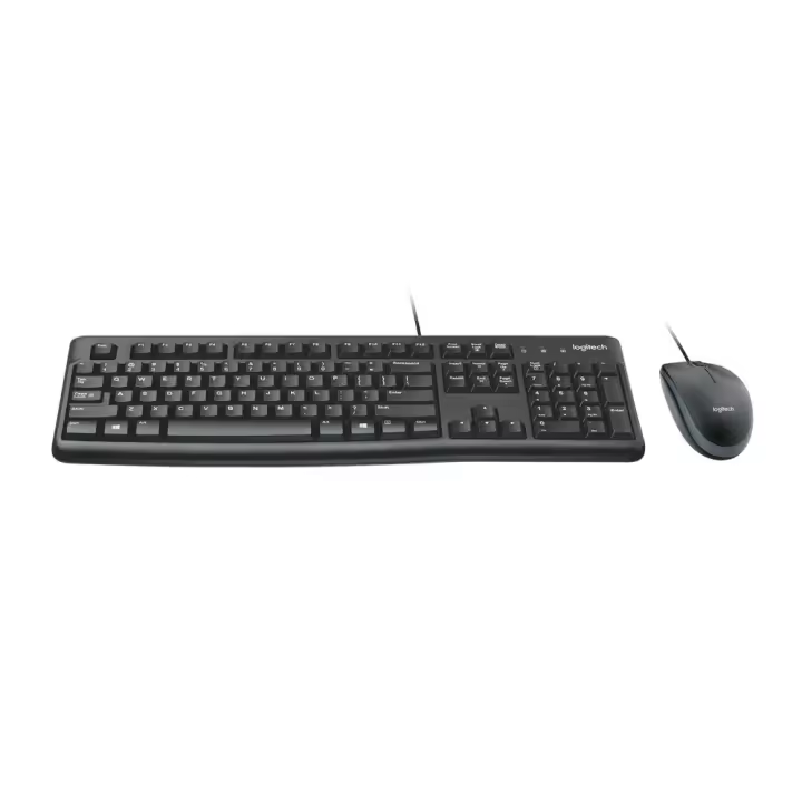 COMBO TECLADO RATON LOGITECH MK120 USB NEGRO - 1