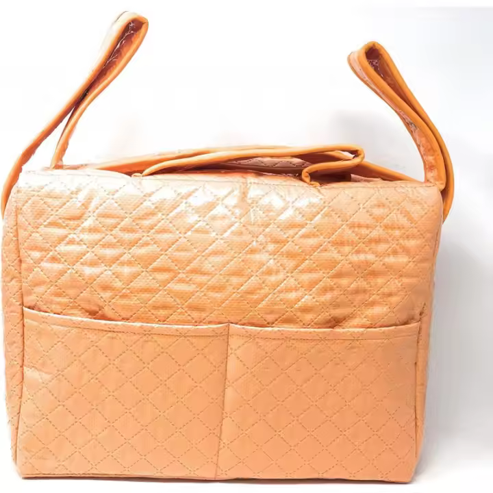 Bolso carrito bebe Maternidad Lactancia Plastificado Color naranja Danielstore- - 1