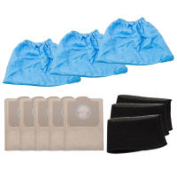 Bolsas De Polvo Azul Para Aspiradora Einhell TC-VC 1820 TC-VC 1820 SA TC-VC 1812 S Sello De Tapa De Esponja Kit De Repuesto Para Aspiradoras Húmedas Y Secas - details 1