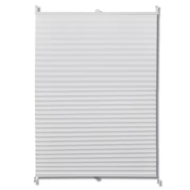 vidaXL Persiana plisada blanca 40x200cm - 1