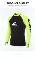 Camiseta De Natación Para Hombres Con Protección UV Ropa De Playa Guardia Contra Picaduras Manga Larga Deportes Acuáticos Camiseta De Surf - details 11