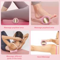 Masajeador De Pies Rollo De Masaje Yoga Bola Para Plantar Fascia Relajación Muscular Cuidado Plástico Masajeador Manual - details 7