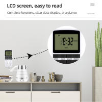 Temporizador Digital Electrónico Para Cocina Con Enchufe De Salida 230V 110V 12/24 Horas Ciclables Programables Con Enchufe EU FR US UK AU - details 7