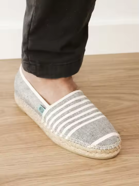Genuins Markus Canvas Hombre - Alpargatas de yute para verano - Calzado Eco Extracómodo - 1