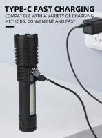 Linterna De Emergencia Super Brillante LED Recargable Portátil Torcha Ultra Potente Para Camping Y Uso Exterior - details 5