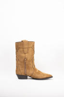 Paloma Wang Botas cowboy mujer combinadas con tacón bajo - details 20