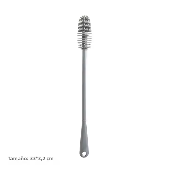 Cepillo De Silicona Para Vaso Limpiador De Rincones Muertos Sin Gaps Cepillo De Plástico Para Botella De Leche Limpieza Doméstica - 1
