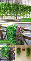 Planta Artificial De Enredadera Verde 105cm Con 5 Ramas Para Decoración De Jardín Y Bodas Plástico Resistente Al Exterior - details 0