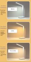 Lámpara De Escritorio LED Recargable 6000mAh Con Luz Nocturna Protección Ocular Táctil Plegable Dimmer Continuo USB Moderna - details 9