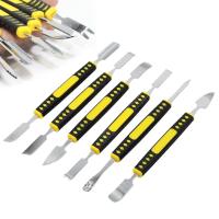 Kit De Herramientas Manuales Para Reparación De Teléfonos Móviles 6pcs Set De Abrazaderas Y Cuchillas Para Desmontaje De Teléfonos Metal Crowbar Y Spatula - details 19