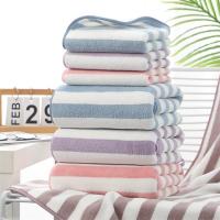 Toalla De Baño Absorbente De 70x140cm Para Adultos Estilo Rayado Toalla De Playa Para Hombres Y Mujeres Toalla De Viaje Para Deportes Y Spa - details 3