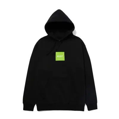 Sudadera HUF Huf Set Box Pullover Hoodie Negro Black PF00573-BLACK - 1