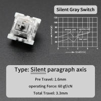 Interruptores Lineales Táctiles Silenciosos Outemu Para Teclado 3Pin Colores Gris Blanco Rojo Azul Verde Jugando Interruptores Mecánicos De Teclado - details 10