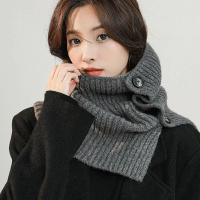 Bufanda De Punto Para Mujer Con Cuello Alto Falso Invierno Resistente Al Viento Desmontable Multifuncional Material De Poliéster - details 3