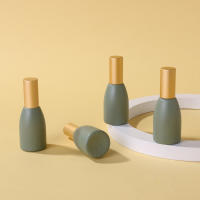 Set De 4 Botellas De Aceite Esencial De Vidrio Frosted De 12ml Con Rodillos De Acero Inoxidable Y Tapas Pintadas De Oro Para Uso Tópico Y Aromaterapia - details 4