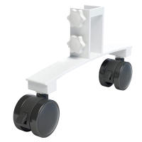 Soporte Universal Para Calentador Eléctrico Con Ruedas Y Pies De Hierro Metálico Accesorios De Sistema De Calentamiento Fácil De Instalar - details 1