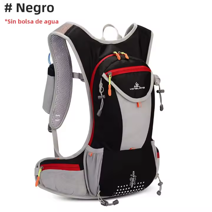 Mochila De Hidratación Ligera Para Running Senderismo Ciclismo Escalada Material De Nylon Resistente Al Desbordamiento Ideal Para Actividades Al Aire Libre - 1