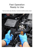 Cámara De Endoscopio Industrial 4.3" Con Lente Dual HD 1080P Inspección De Coche Cámara De Tubería Con LED IP67 Impermeable - details 7