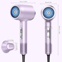 2400W Cabello Sin Encrespamiento, 3 Temperaturas 2 Velocidades, Thermocontrol, Gran Caudal de Aire, Pantalla digital de temperatures - details 3