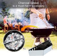 2Pcs Cesta De Carbón Para Barbacoa Soporte Para Asador Accesorios De Barbacoa Resistente Al Calor Material De Acero Inoxidable Fácil De Limpieza - details 1