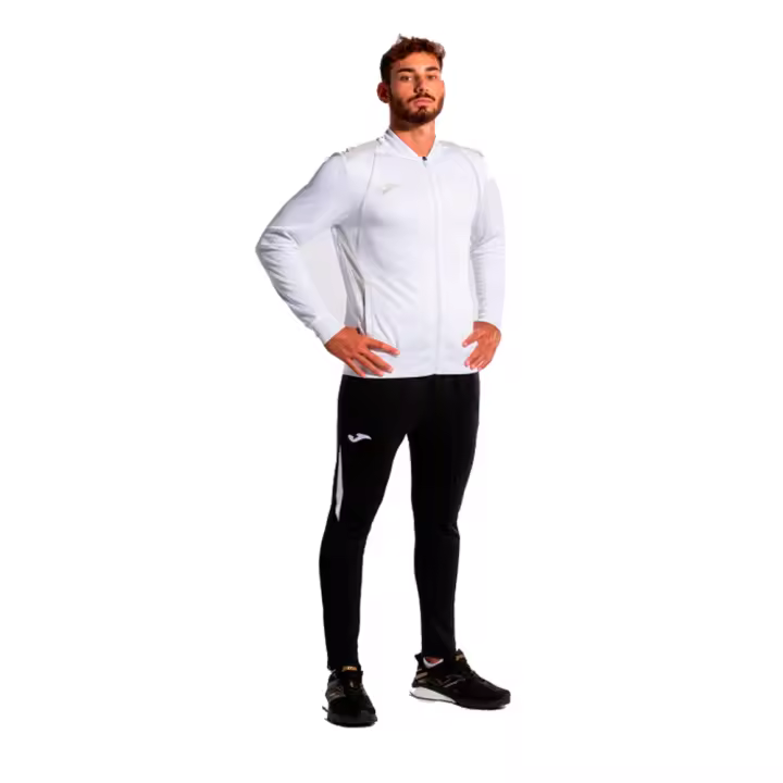Joma Chandal Hombre CHAMPIONSHIP VII POLIESTER BLANCO NEGRO DEPORTE ROPA DEPORTIVA - 1