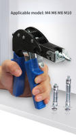TAIMIMEI Ancorajes De Pared Hueca Con Tornillos Herramienta De Fijación Para Gypsum Y Pláster Cheville Molly Bolt Set De Obrador - details 4