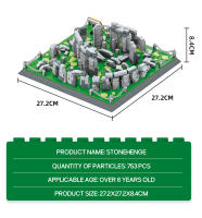 Bloques De Construcción Técnicos De Paisaje Mundial WG4224 Stonehenge Para Niños Y Adultos Juguetes Educativos Regalo Para Hombres - details 2