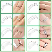 Ajustador De Tamaño De Anillo De Silicona Invisible Transparente Con 8 Tamaños Fijador Tensión Espaciador De Joyería Herramienta De Ajuste - details 9