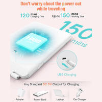 Espejo De Maquillaje LED Con Luz Dimmer Espejo Cosmético Plegable Para Viajes Y Trabajo Al Aire Libre Espejo Portátil De Vestíbulo - details 3