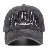 Gorro De Béisbol Ajustable Para Hombres Y Mujeres Con Bordado De Letras FLORIDA Protección Solar Casual Primavera Otoño - details 3