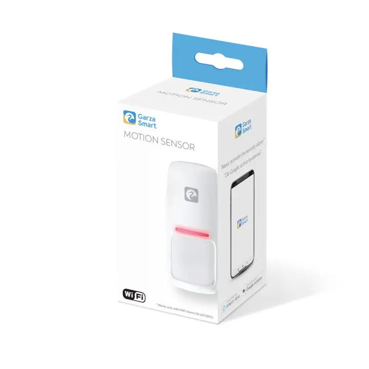 Sensor de Movimiento - 1 Unidad - Ángulo de Detección 110 Grados - Kit de Alarma Garza - Control de Smart Home - 1