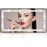 Espejo De Maquillaje Recargable Con 3 Modos De Luz Y 60 LEDs Espejo De Visera Para Coche Clip-on Wireless ABS+ Vidrio - details 0