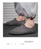 Zapatillas De Invierno MAEDEF Para Hombres Y Mujeres Ligeras Y Cálidas Con Plush Para Dormitorio Zapatos De Tela De Algodón Ajuste True to Size Material De Suela De Goma - details 9