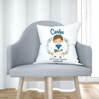 Elige Tu Regalo COJÍN PERSONALIZADO COMUNIÓN NIÑO/NIÑA con Relleno Incluido, Regalos para Comunión Originales – Recordatorio de Comunión para Niño - details 0