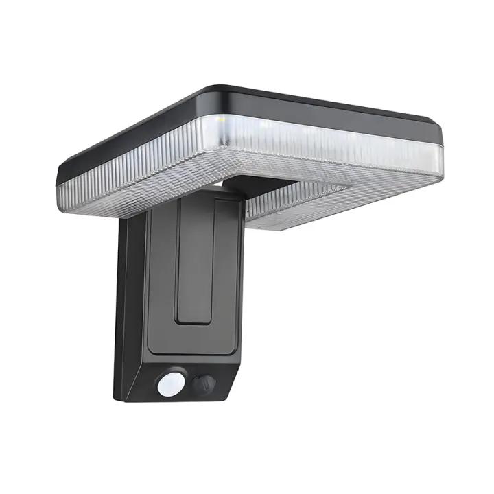 Nueva Lámpara De Pared Solar Con Sensor Exterior Resistente Al Agua 3 Modos 120° Ajustable Para Patio Corredor Balcón - 1