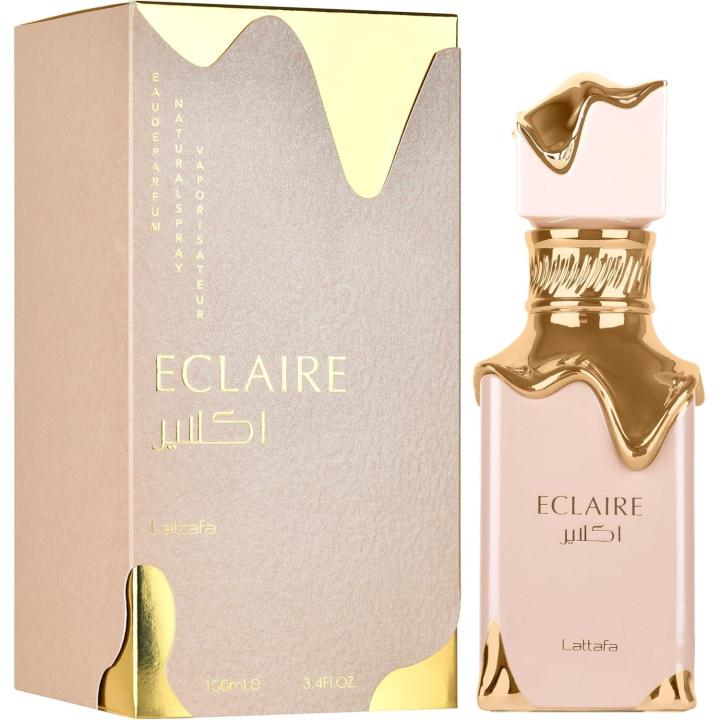 Lattafa Eclaire Eau de Parfum 100 ml para Mujer, Perfume Dulce Gourmand de Larga Duración con Notas de Vainilla… — oferta en Miravia