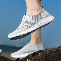 Zapatillas De Tenis Para Hombre YRZL Talla Grande Transpirables De Malla Antideslizantes Ligeros Para Caminar Y Deporte - details 17