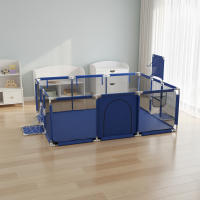 Parque Infantil Bebe + Pelota de Fútbol y Baloncesto - Corralito Plegable 180 x 120 x 60cm - Parque de Juegos Con Malla Transpirable - Centro de Actividades Gimnasio Cuna - details 4