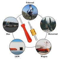 Herramienta De Remoción De Válvula De Neumático 30pcs/set Para Camiones Y Motocicletas Herramienta De Limpieza De Válvulas De Neumático Set De Reparación De Neumáticos - details 6