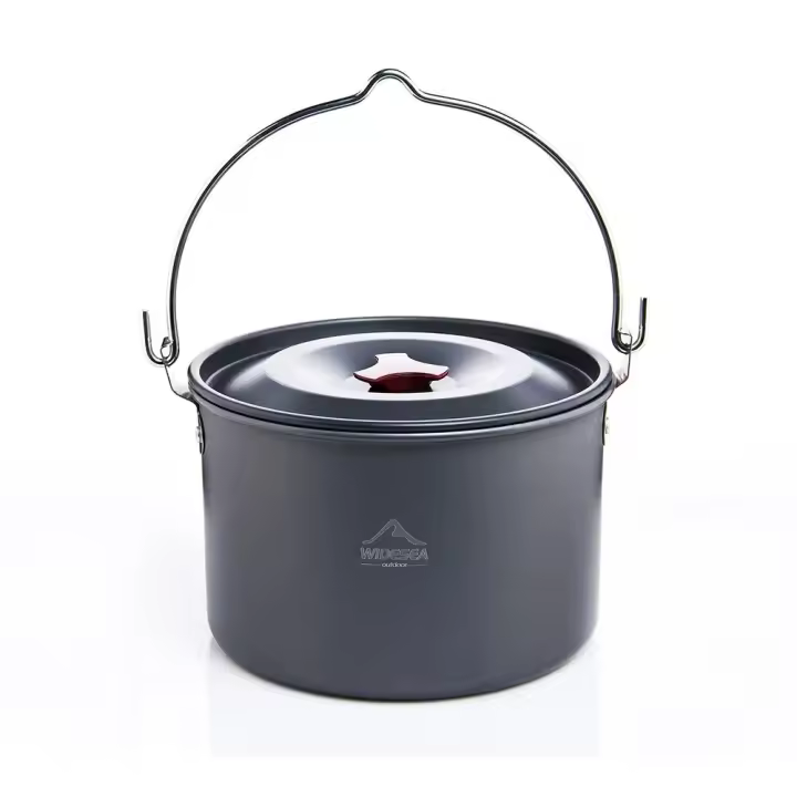 Widesea Olla De Camping 4L Cocina Al Aire Libre Para 4-6 Personas Utensilios De Cocina Para Picnic Pesca Equipamiento De Cocina - 1