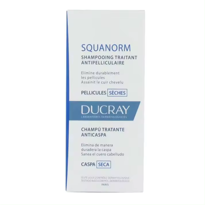 Champú Anticaspa Ducray Squanorm Ch Caspa Seca 200ml - 1