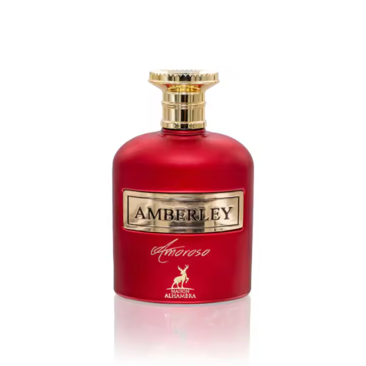 Perfume AMBERLEY AMOROSO Maison alhambra 100ml +ATOMIZADOR 5ml Recargable GRATIS! Perfume UNISEX Perfume Árabe Original De Dubai Emiratos Árabes, oriental - 1