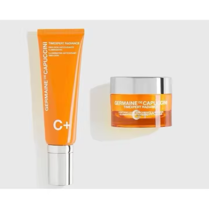 Germaine de capuccini timexpert radiance Emulsión Antioxidante Iluminadora C+ 50ml + Contorno de Ojos Antioxidante Iluminador C+ 15ml - 1