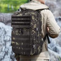 45L Mochara táctica Militar Paquete de Asalto Gran Bolsa Ordenador Portátil para Viajes Senderismo Camping Trekking Cam - details 8