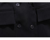 Nueva Sastrería Blazer Negra Para Mujer Oficina Primavera Otoño Traje Elegante Cintura Ajustada Doble Botón Moda Trabajo - details 4